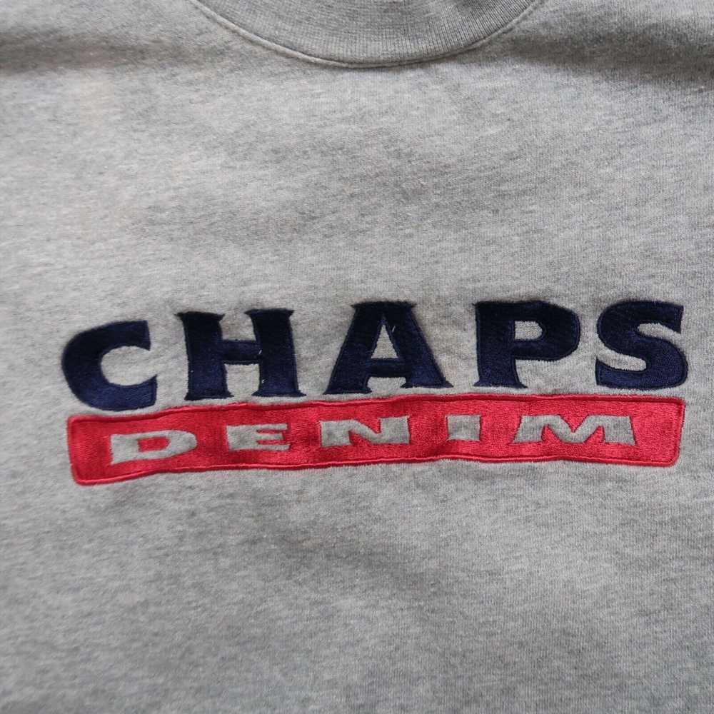 Chaps Chaps Denim Crew Neck Sweater Mens small Sw… - image 3