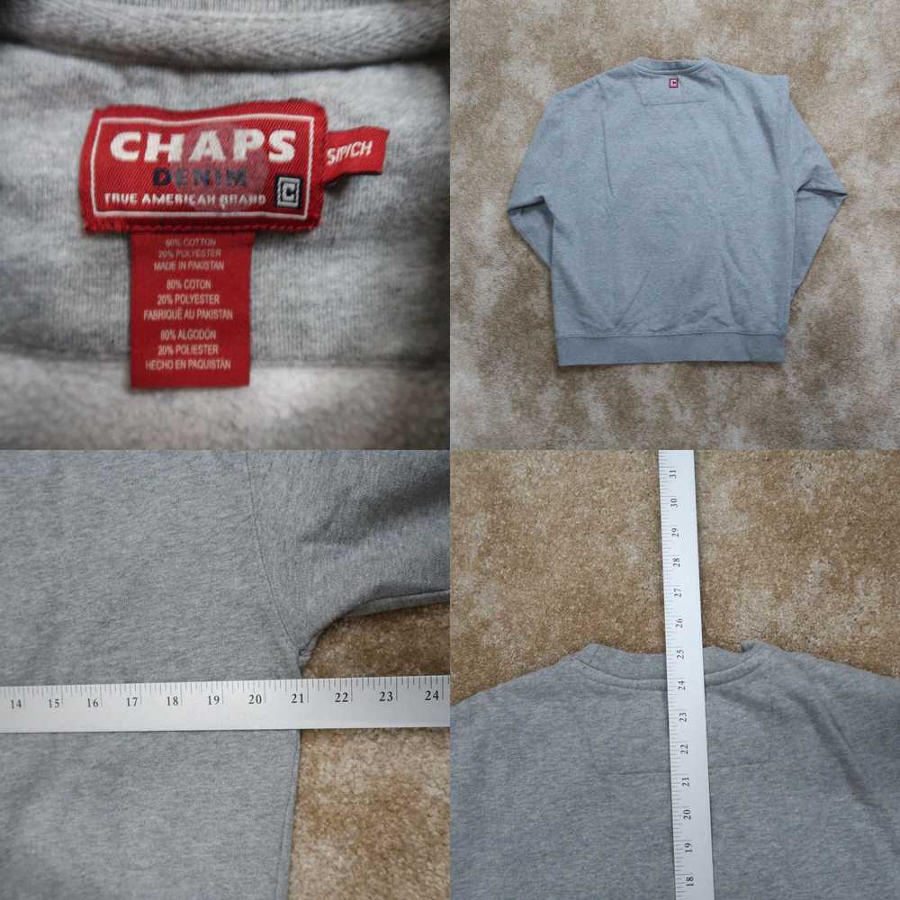 Chaps Chaps Denim Crew Neck Sweater Mens small Sw… - image 4