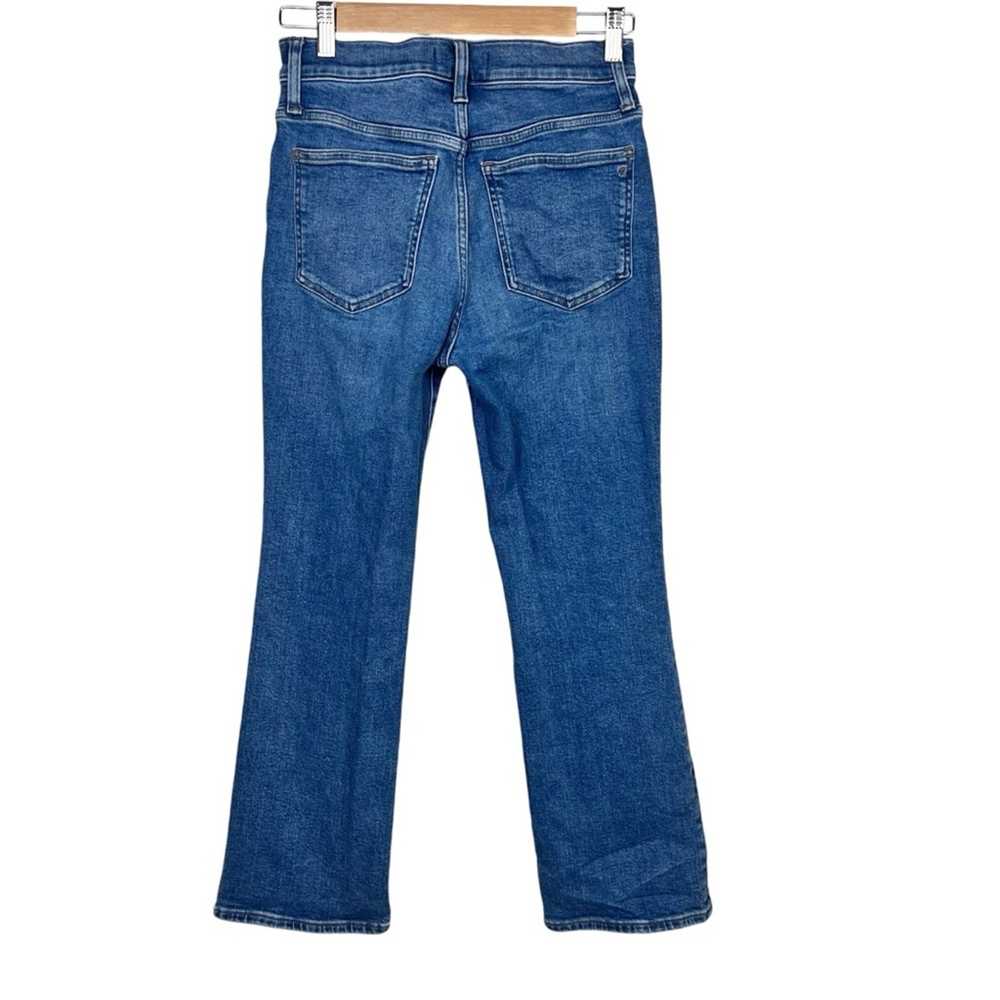 Madewell Kick Out Crop Jeans 27 Blue Women’s Mid … - image 2