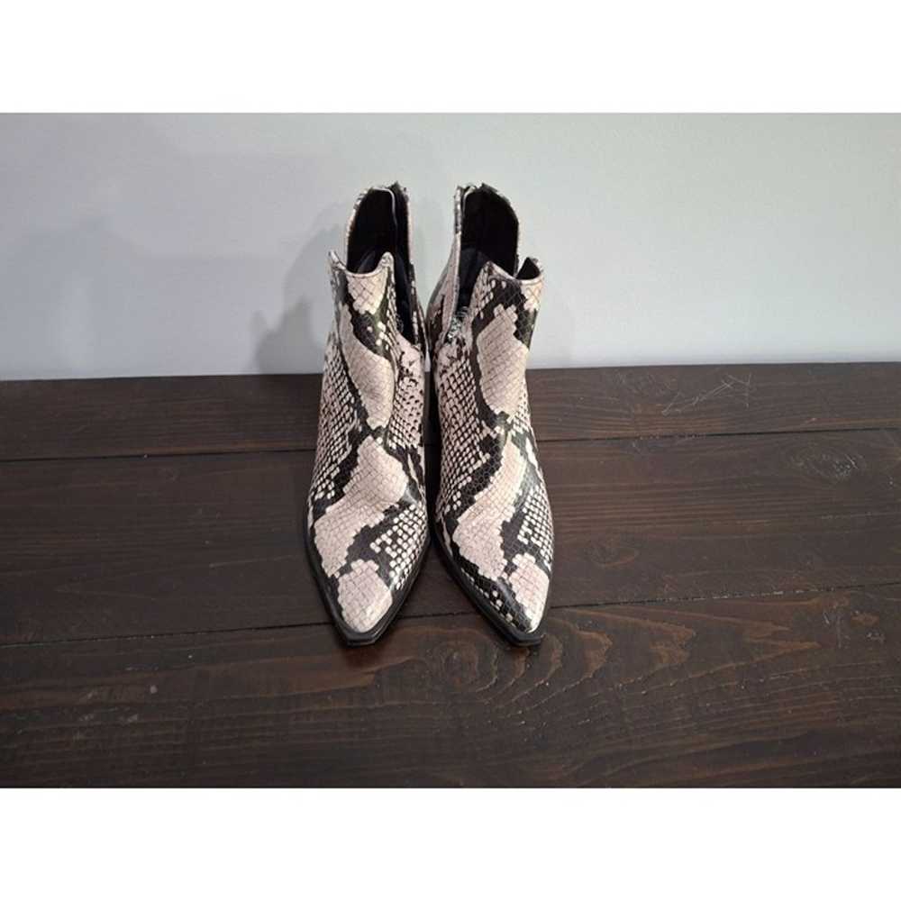 Vince Camuto Genedy Snakeskin Booties/NWOB, Sz. 5M - image 3