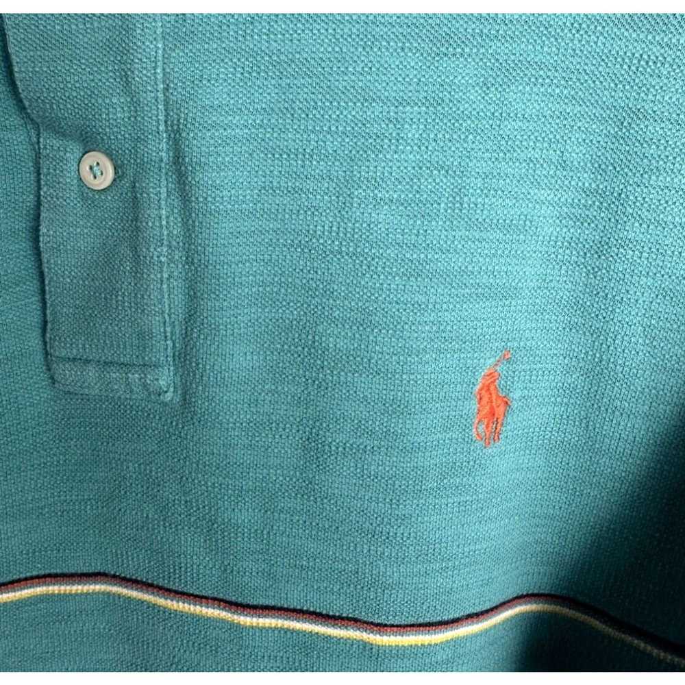 Ralph Lauren Vintage 90’s Ralph Lauren Men’s Teal… - image 2