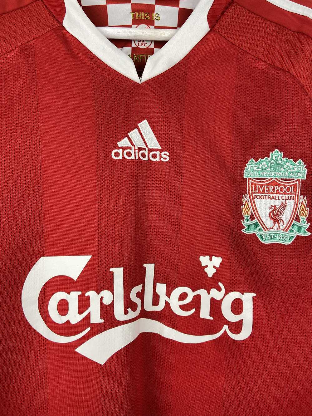 Adidas × Soccer Jersey × Vintage Liverpool 2008 H… - image 3