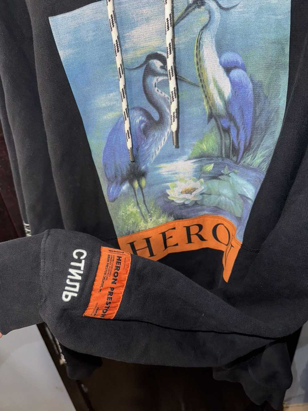 Heron Preston Heron Preston Graphic-Print Hoodie - image 3