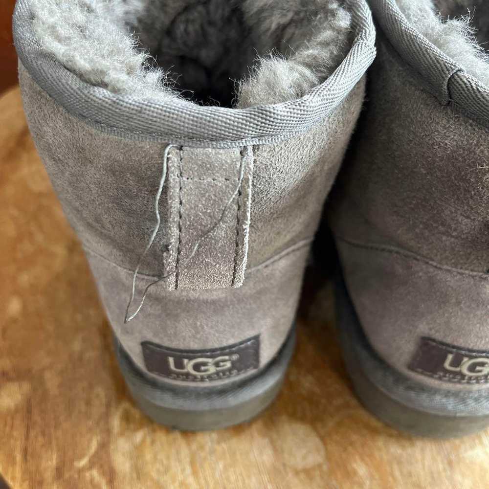 UGG sheepskin boots in grey. - image 6