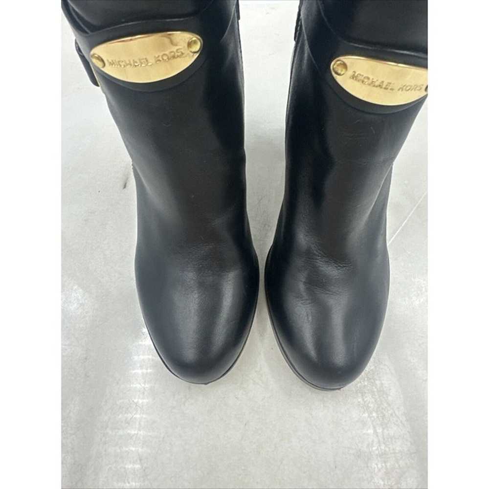 MICHAEL KORS BOOTS WOMENS Sz 5.5 ARLEY BLACK MK L… - image 5