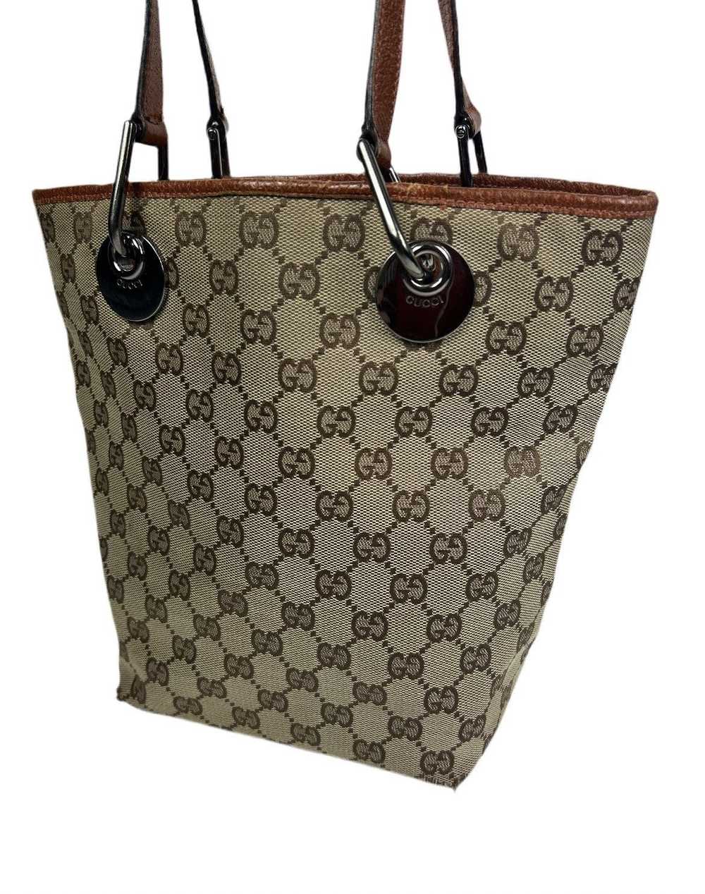 Gucci Gucci GG Canvas Monogram Tote Bag - image 2