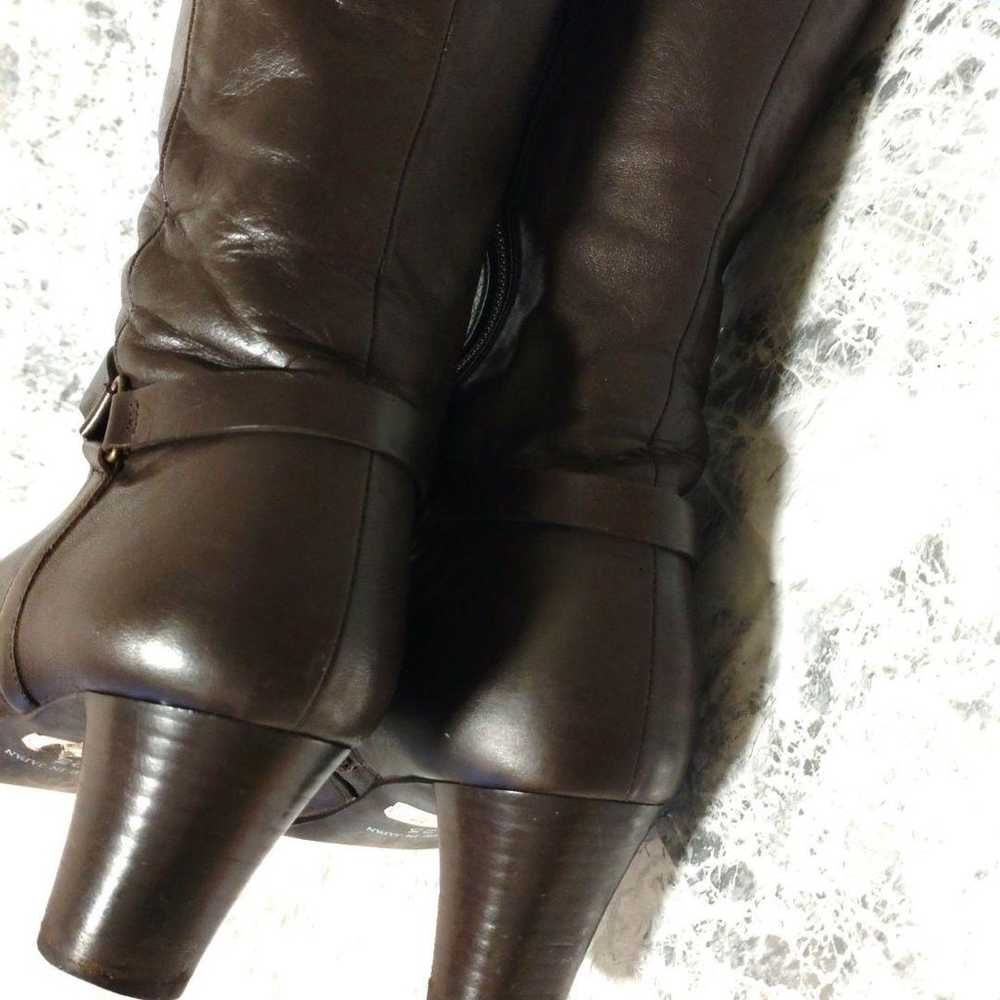 REGAL Long Boots Leather Brown with Side Zipper 23 - image 12