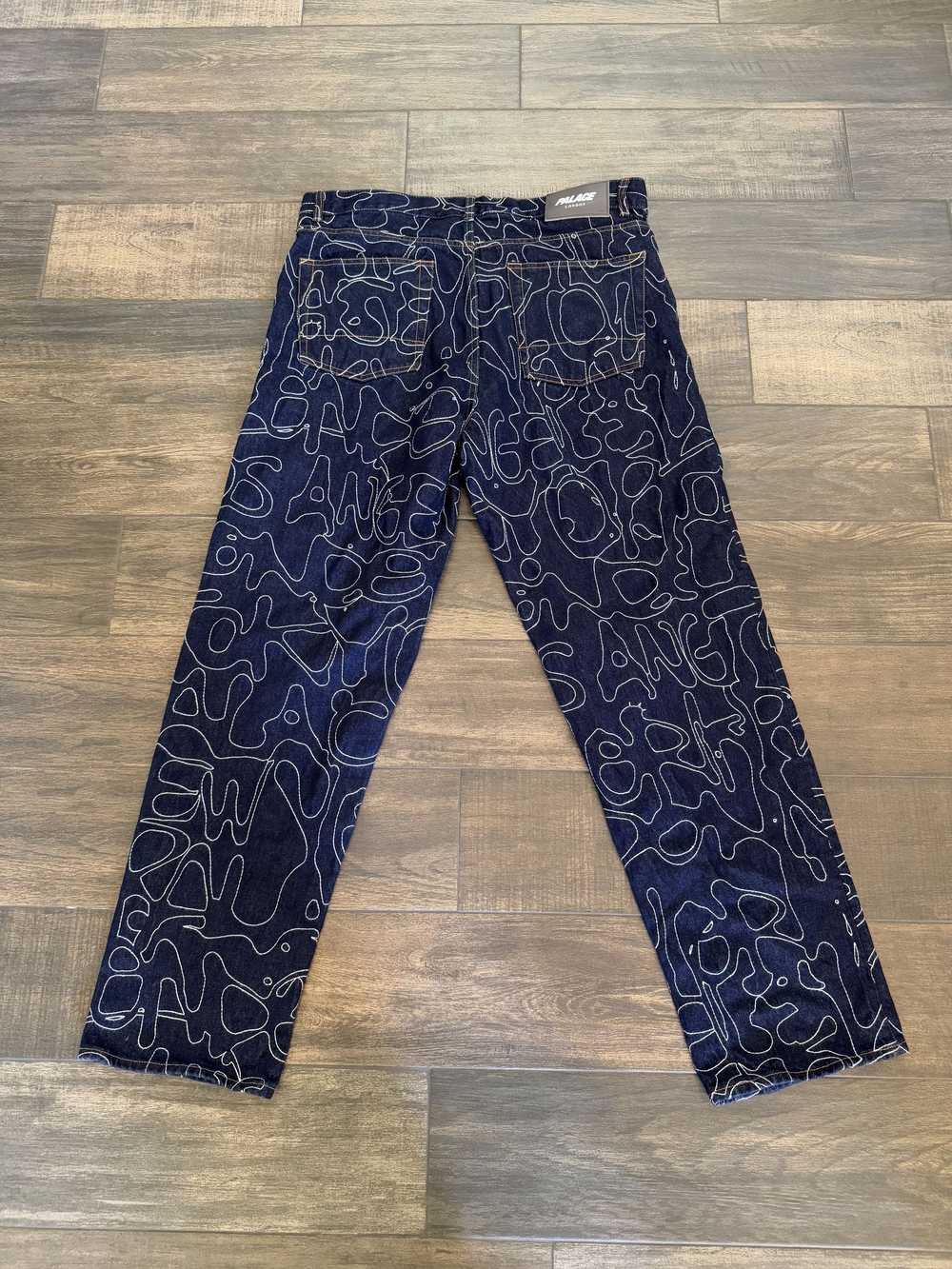 Palace Palace P45 Splat Denim Jeans Embroidered I… - image 2