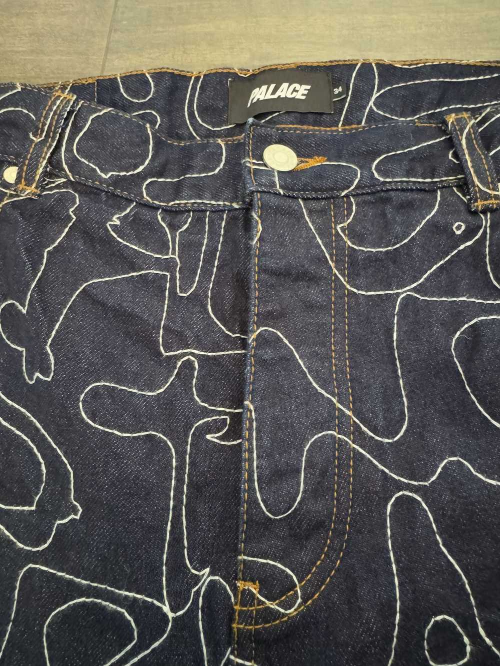 Palace Palace P45 Splat Denim Jeans Embroidered I… - image 7