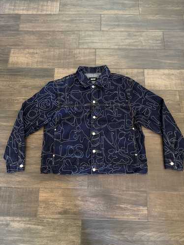 Palace Palace Splat Denim Jacket Embroidered Indig