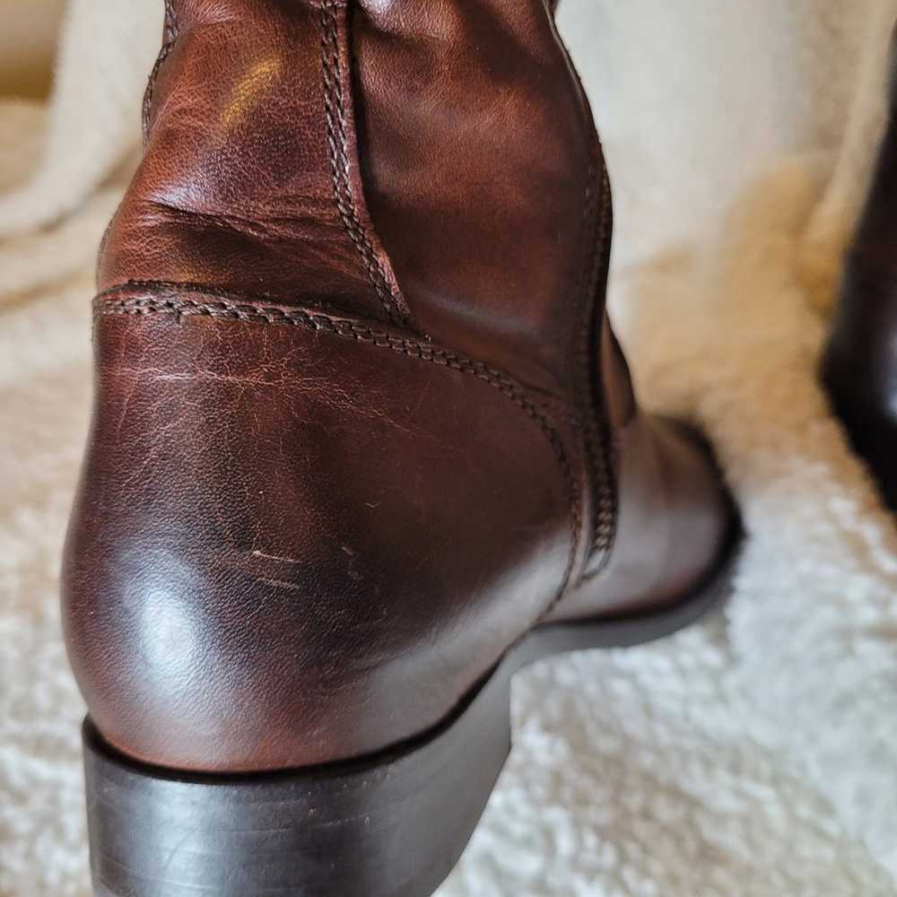 Frye Molly Button Boots Redwood Size 8 - image 9