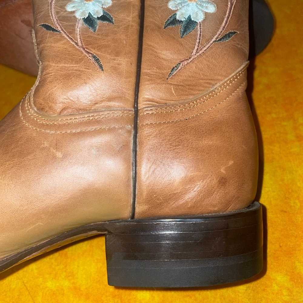 authentic  embroidered mexican boots - image 5