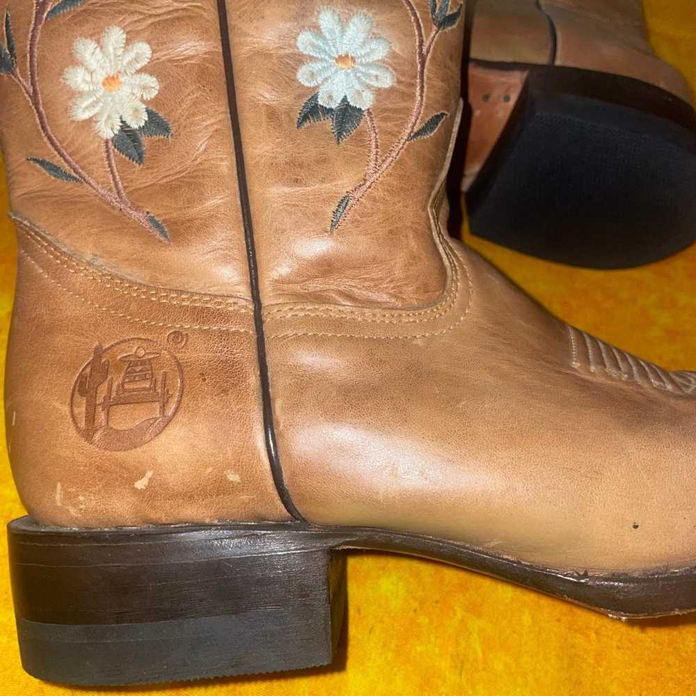 authentic  embroidered mexican boots - image 6