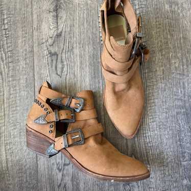 Dolce Vita Spur Buckle Strap Booties - image 1