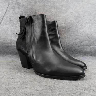 Jigsaw Shoes Womens 40 Booties Leather Calf Hair … - image 1