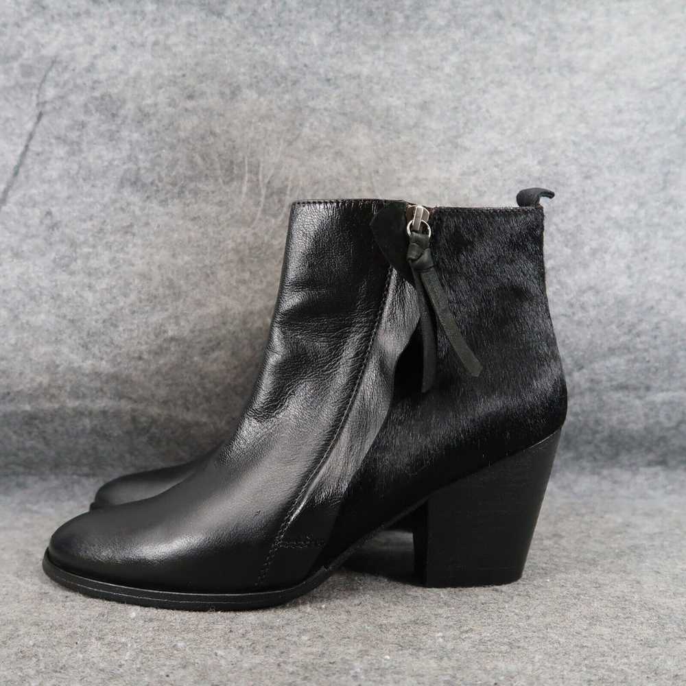 Jigsaw Shoes Womens 40 Booties Leather Calf Hair … - image 4