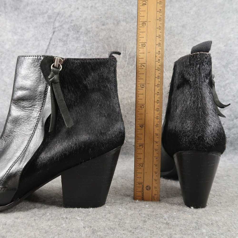 Jigsaw Shoes Womens 40 Booties Leather Calf Hair … - image 7