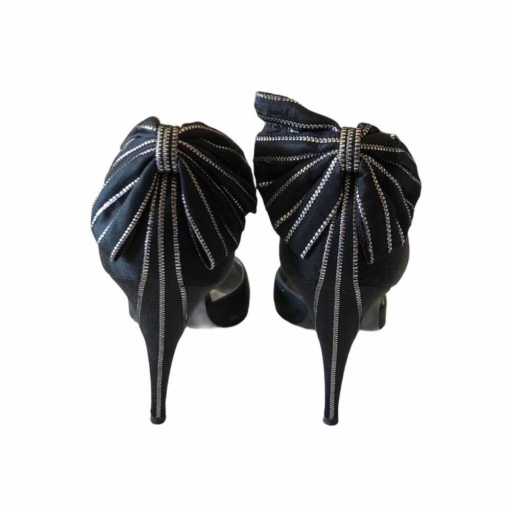 Garolini Bronson Pump Bow Black Silver 8 - image 8