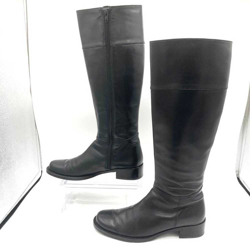 Margaret Howell Idea Long Boots 22cm Side Zip Lea… - image 7