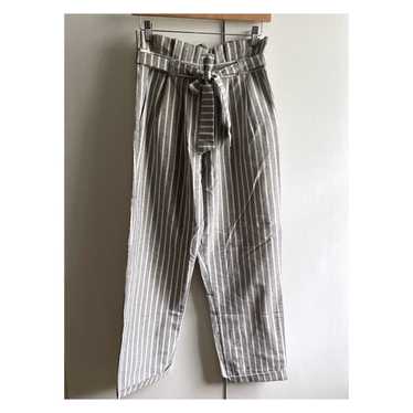 Topshop Topshop Pants Womens 6 Blue White Striped… - image 1