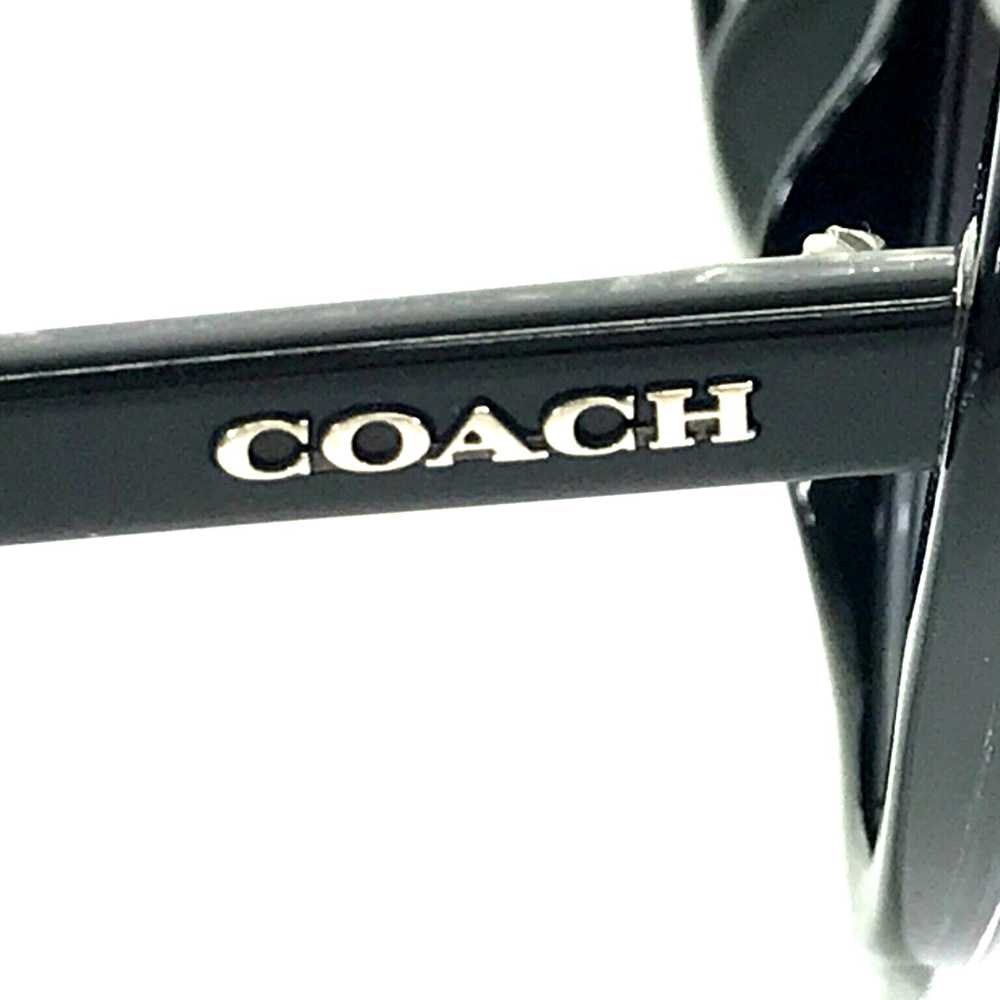 Coach Black Glitter Signature Cat Eye Coach Sungl… - image 4