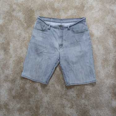 Levi's Levi's 569 Loose Fit Grey Denim Shorts Men… - image 1