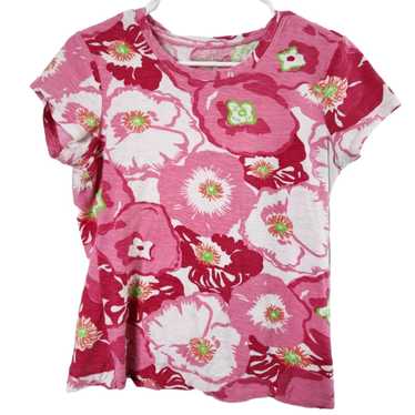 Lilly Pulitzer Cherry Begonia Floral Patterned Sh… - image 1