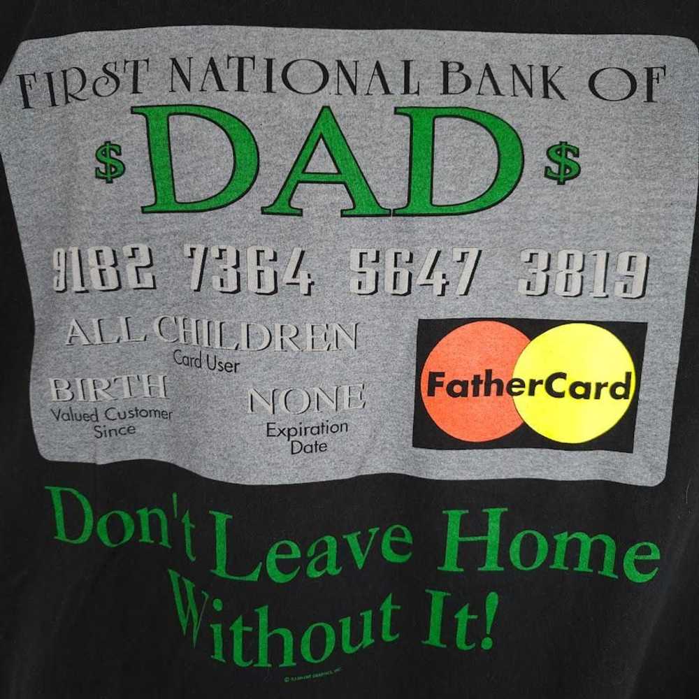 Vintage Vintage Bank Of Dad T Shirt Mens Size XL … - image 2