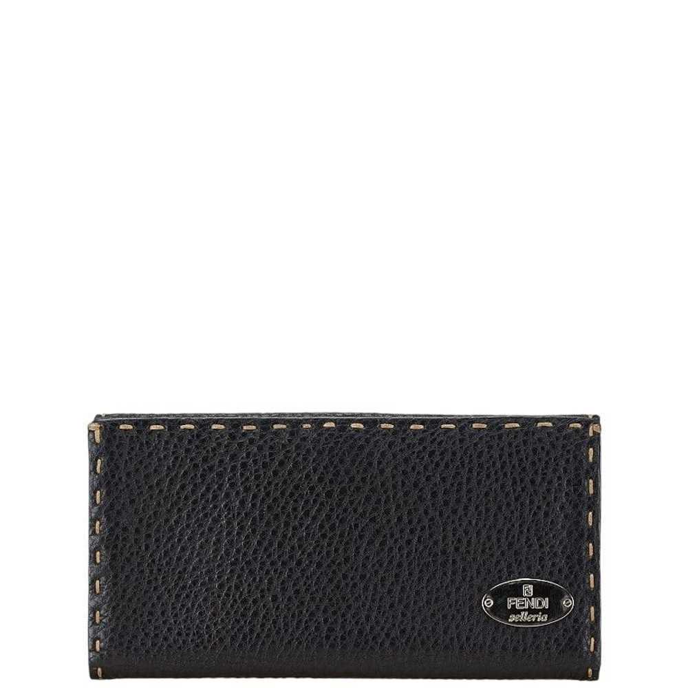 Fendi Fendi Fendi Leather Selleria Stitch Long Wa… - image 1