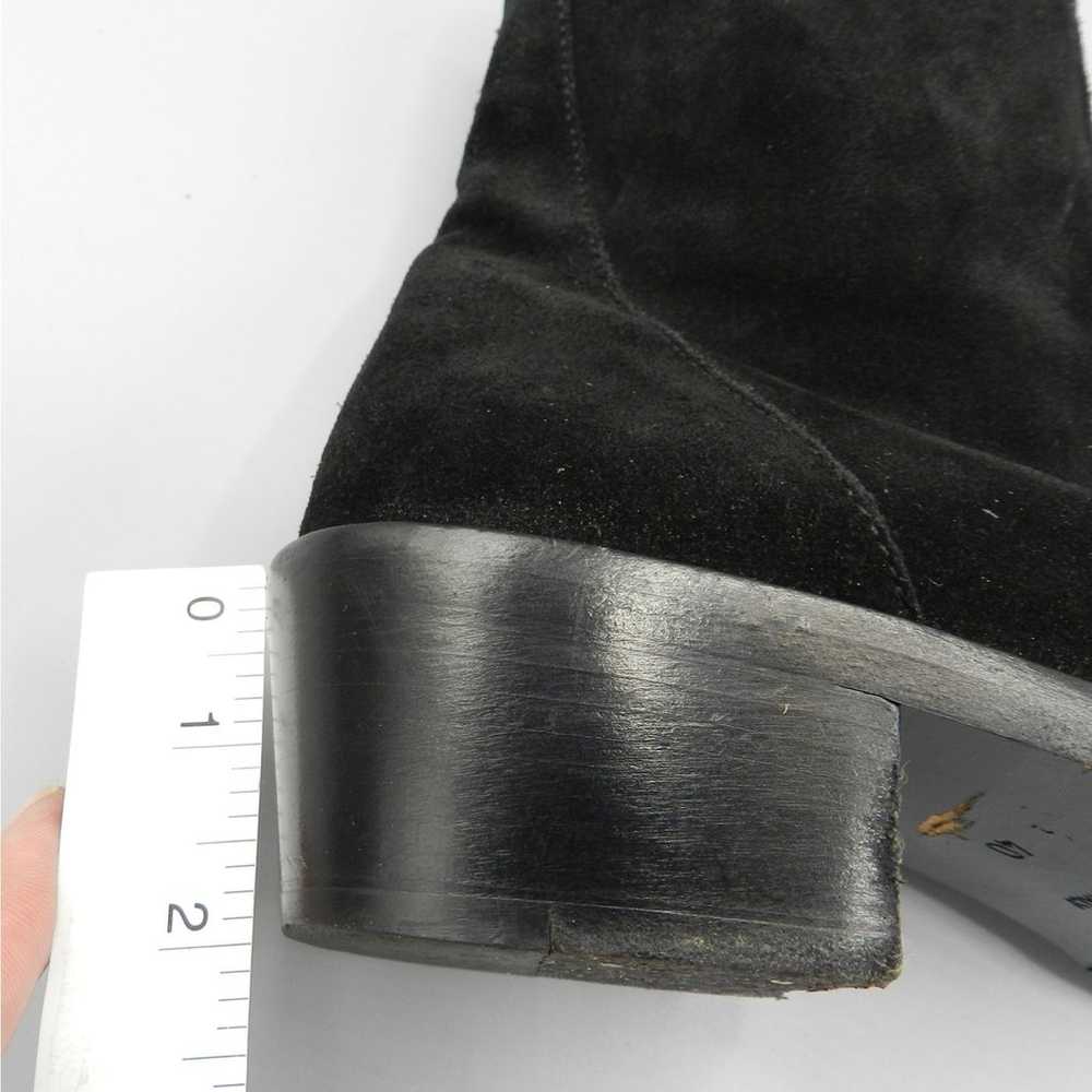 Theyskens Theory Black Suede Ankle Boots Sz 40 EU… - image 11