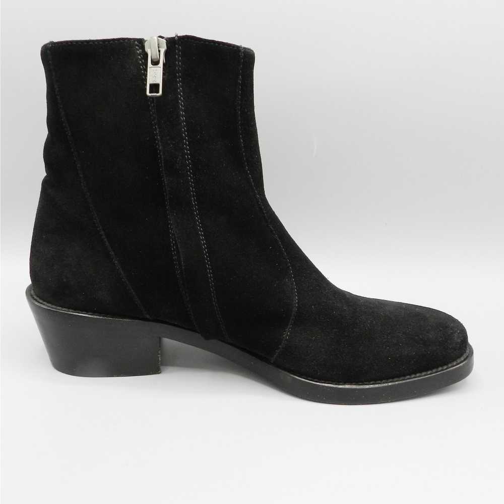 Theyskens Theory Black Suede Ankle Boots Sz 40 EU… - image 3