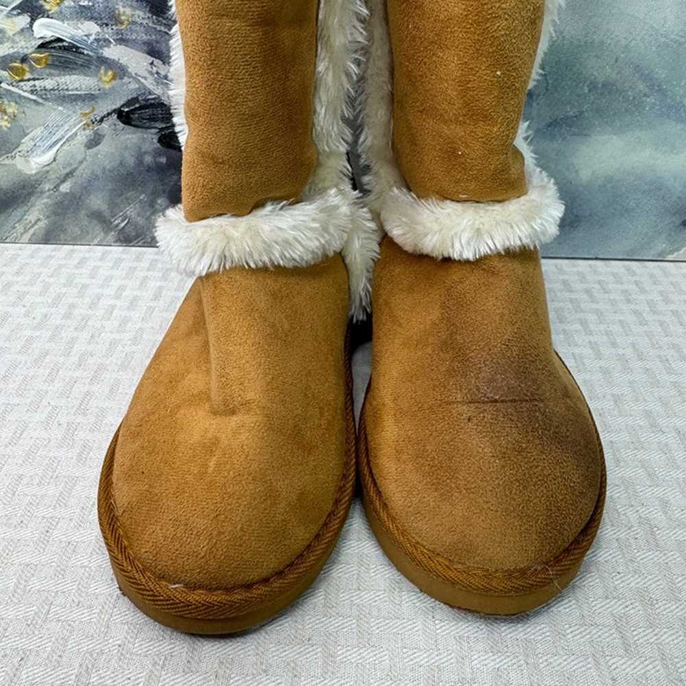 UGG Australia Tan Suede Boots Womens Size 5 With … - image 3