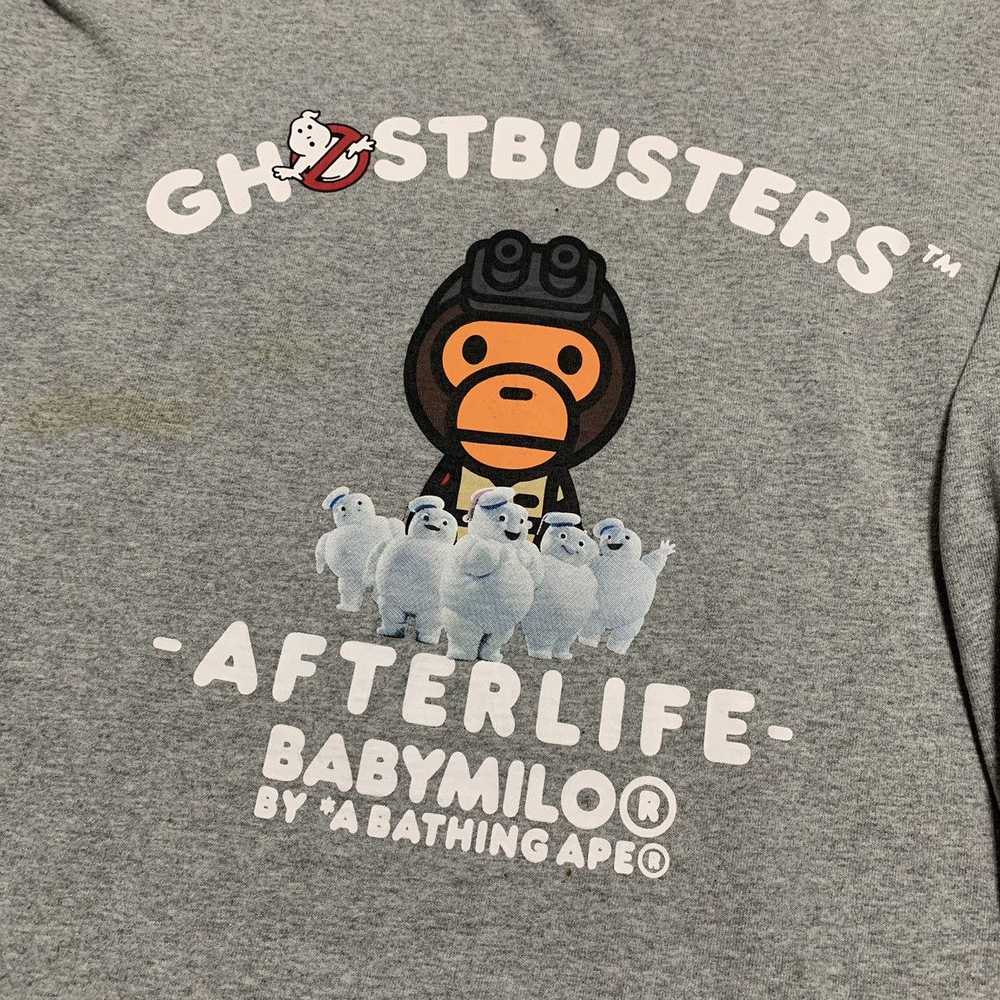 Bape Bape Large Ghostbusters Baby Milo Grey Long … - image 3