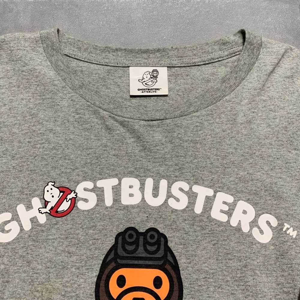 Bape Bape Large Ghostbusters Baby Milo Grey Long … - image 5