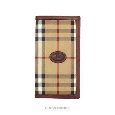 Burberry 🔴 Burberry Long Wallet - Nova Check Tan - image 1