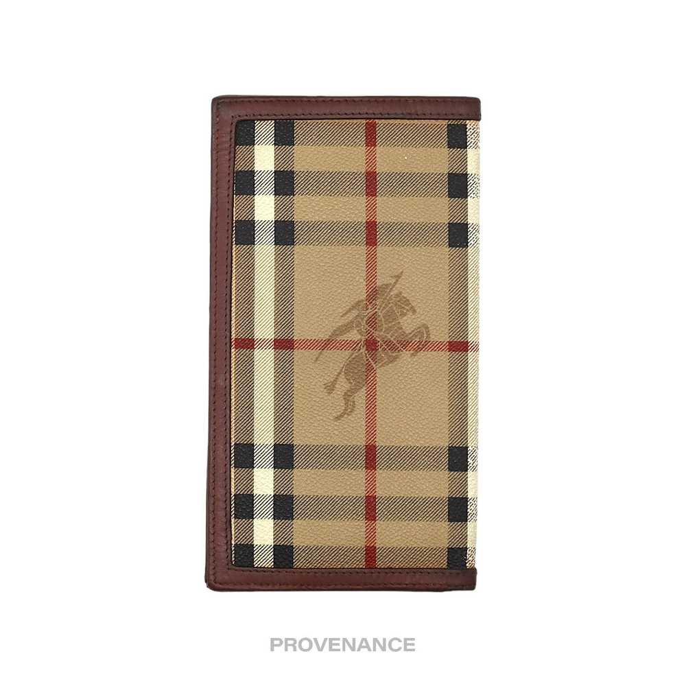 Burberry 🔴 Burberry Long Wallet - Nova Check Tan - image 2