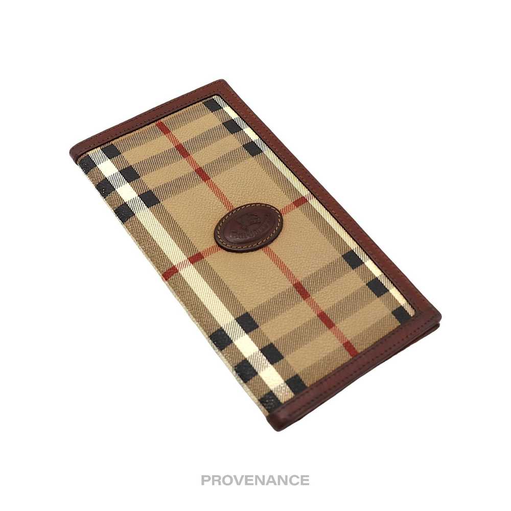 Burberry 🔴 Burberry Long Wallet - Nova Check Tan - image 3