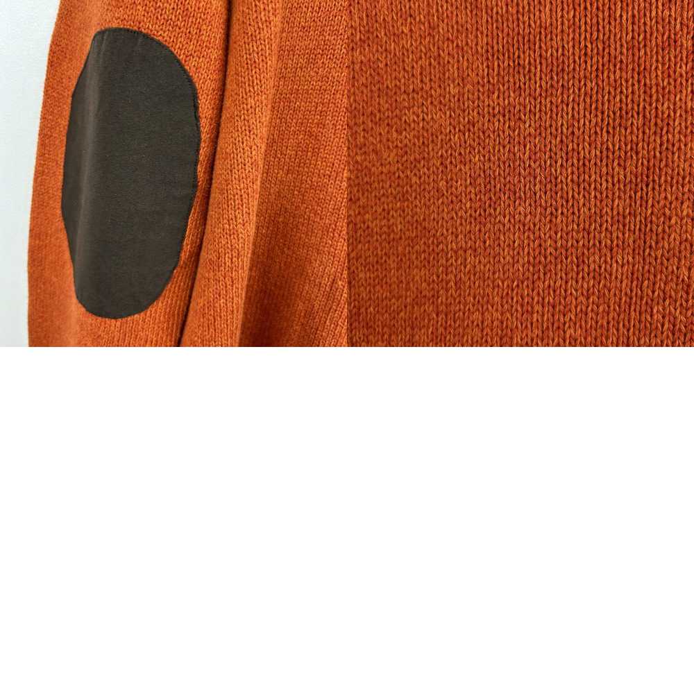 Chaps Men's Large Orange Cotton Quarter Button Sw… - image 8