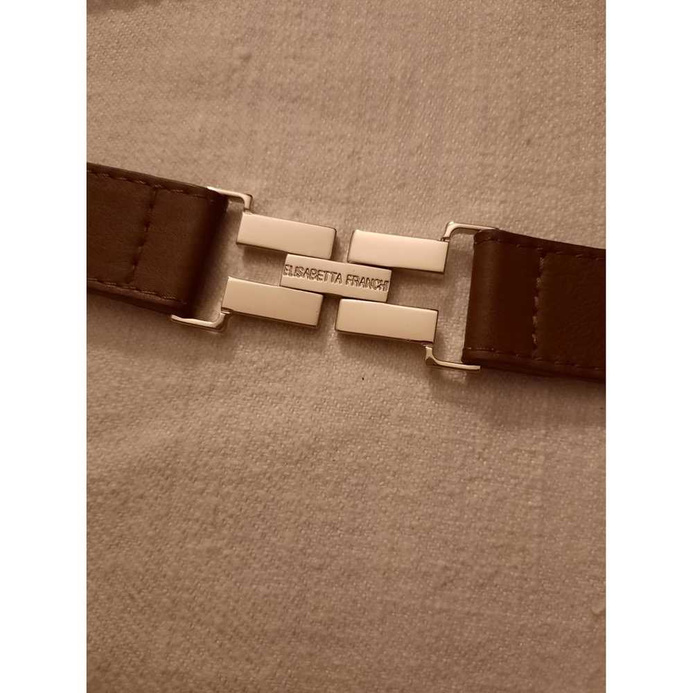 Elisabetta Franchi Vegan leather belt - image 3