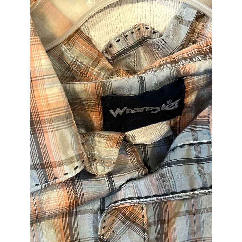 Wrangler Wrangler Snap Checkered Long Sleeve Shir… - image 3