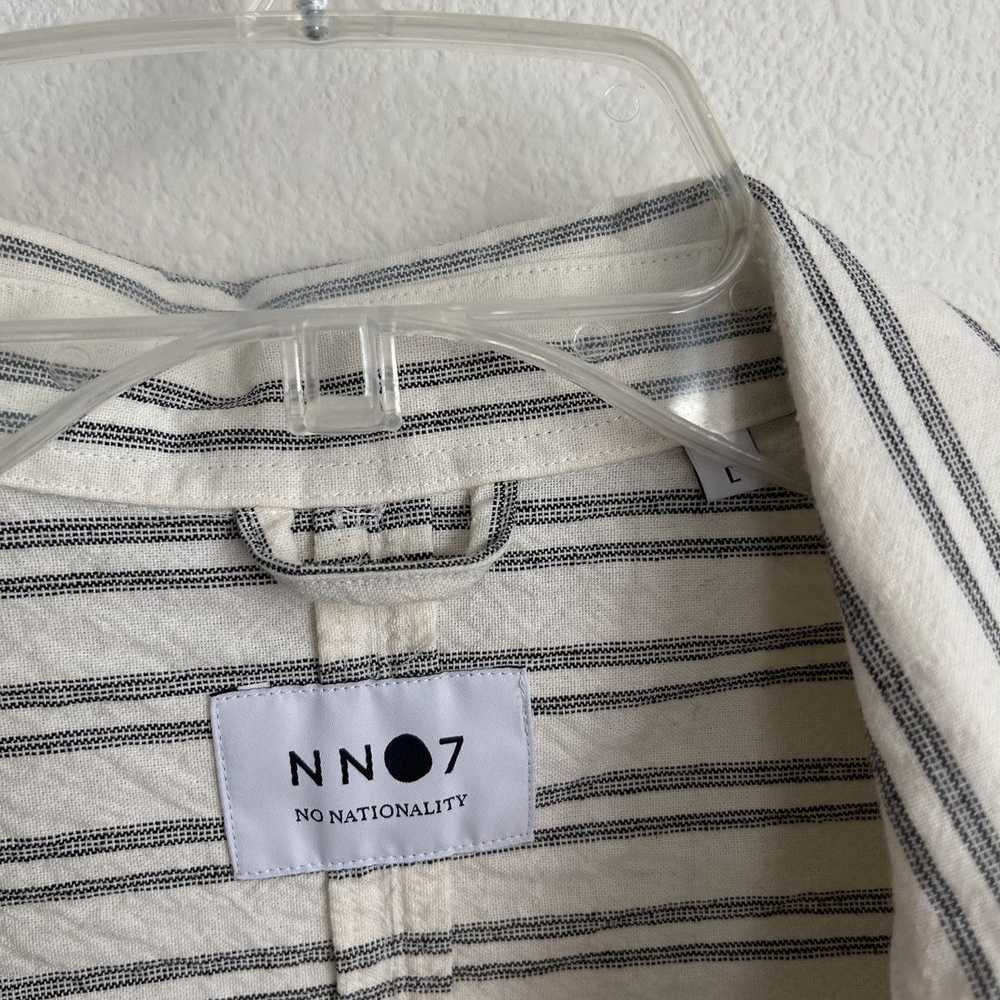 Nn07 NN07 No Nationality Striped Button Down Shor… - image 5