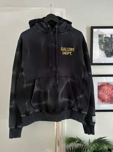 Gallery Dept. THRASHED - WASHED FADED LOGO HOODIE