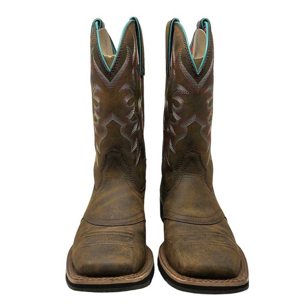 Ariat Delilah Western Boots Square Toe Leather Pu… - image 2