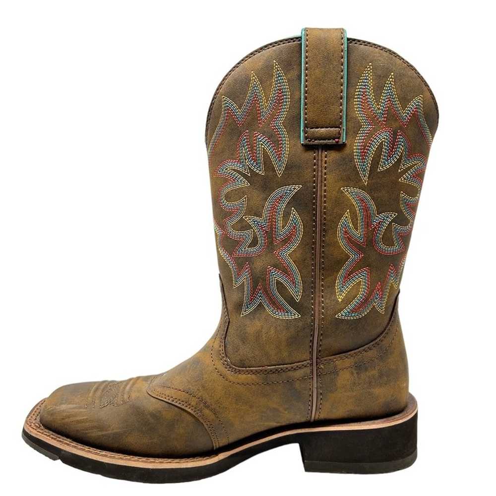 Ariat Delilah Western Boots Square Toe Leather Pu… - image 7