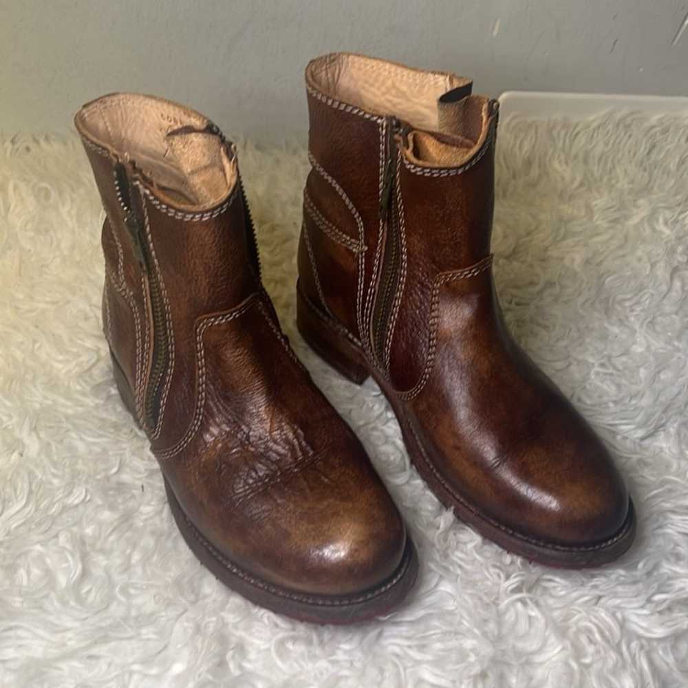 Bed Stu Brown Leather Boots women’s 7.5 - image 2