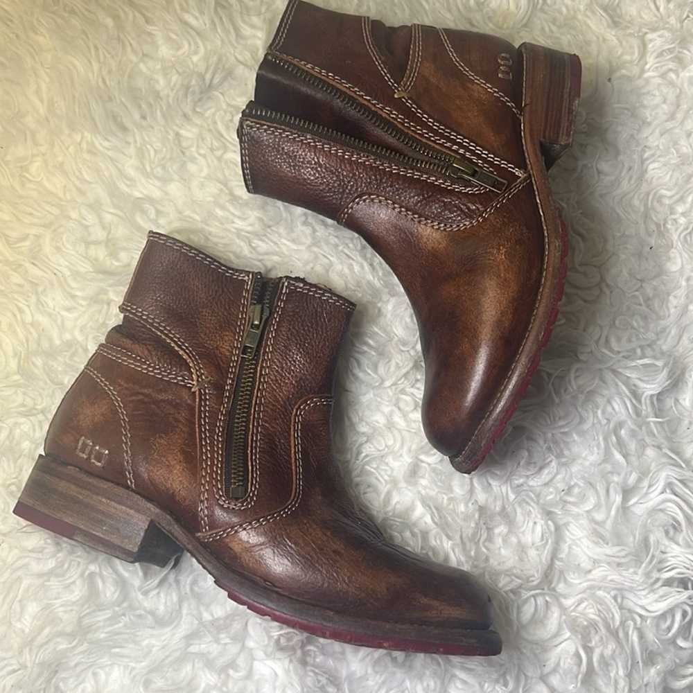 Bed Stu Brown Leather Boots women’s 7.5 - image 3