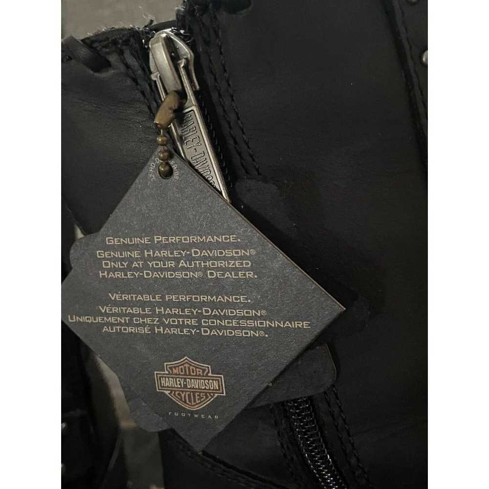 Harley-Davidson Women's 9 Abbie Black Leather Boo… - image 10