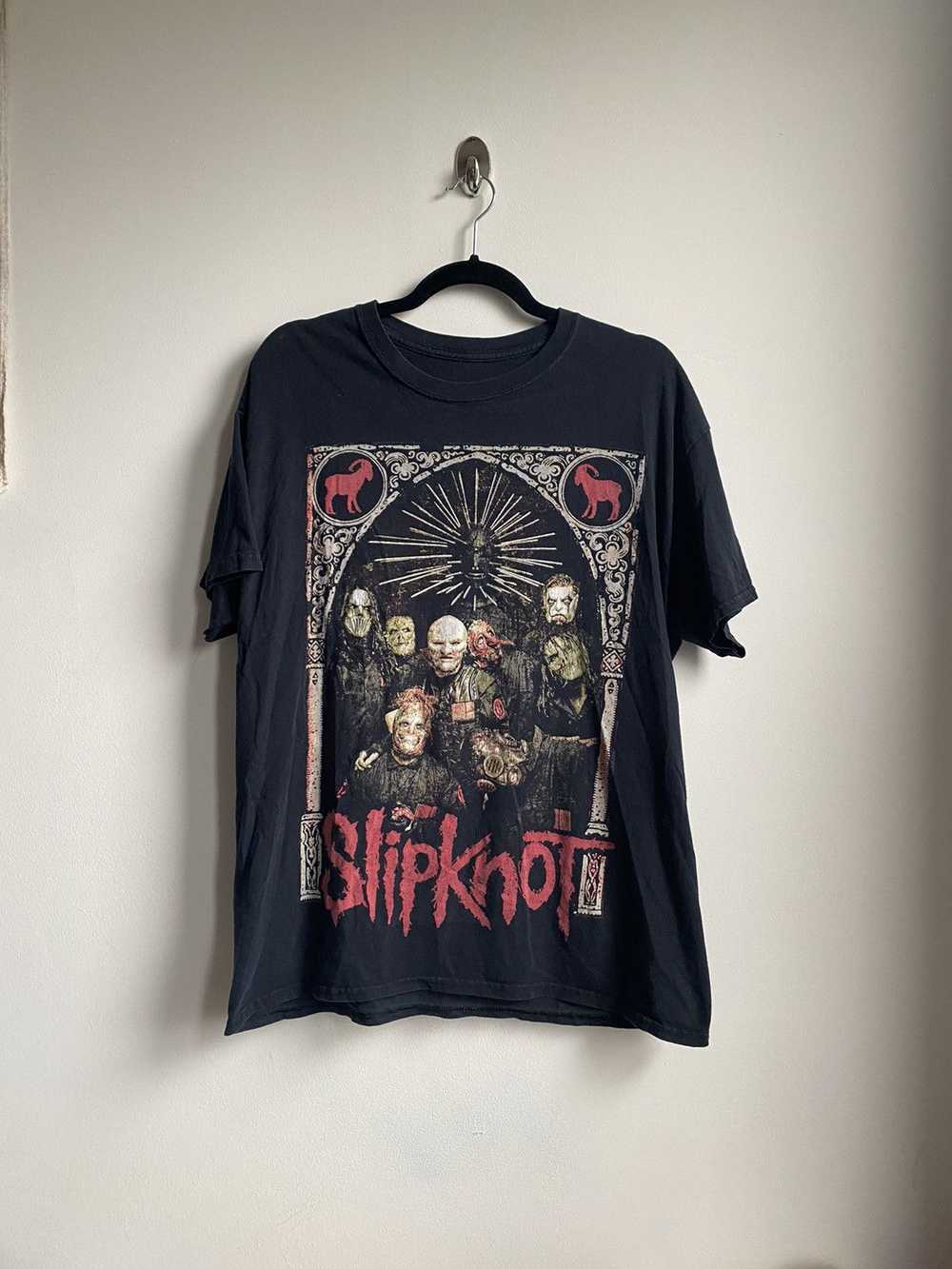 Band Tees × Rock T Shirt × Vintage slipknot 2016 … - image 1