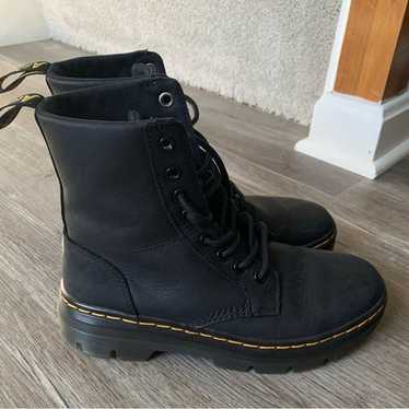 Dr. Martens Docs Combs Leather Matte Combat Boots… - image 1