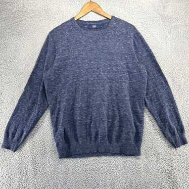 J.Crew Luxurious Blue Cotton Knit Preppy Crew Jump